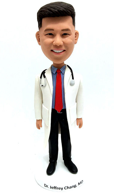 Custom bobblehead cake toppers personalized doctor bobble head for doctors